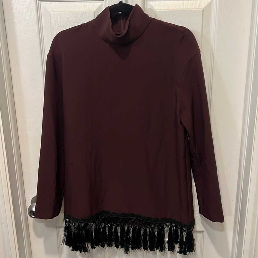 Zara Turtleneck Dress with Frilly Bottom!